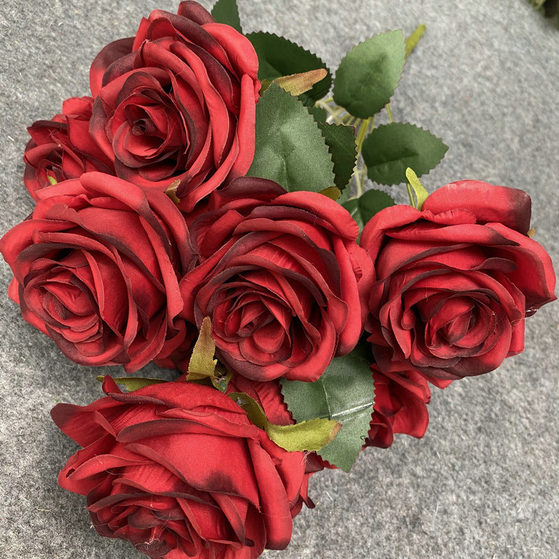Single Simulation A Bouquet Of Roses Bouquet Decoration Artificial Photo Props