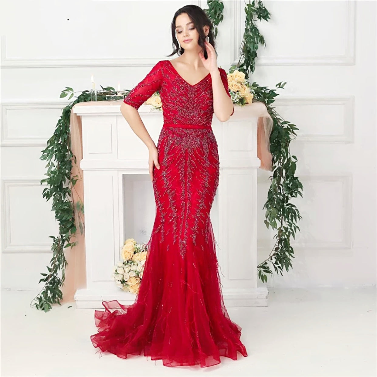 tailed dress