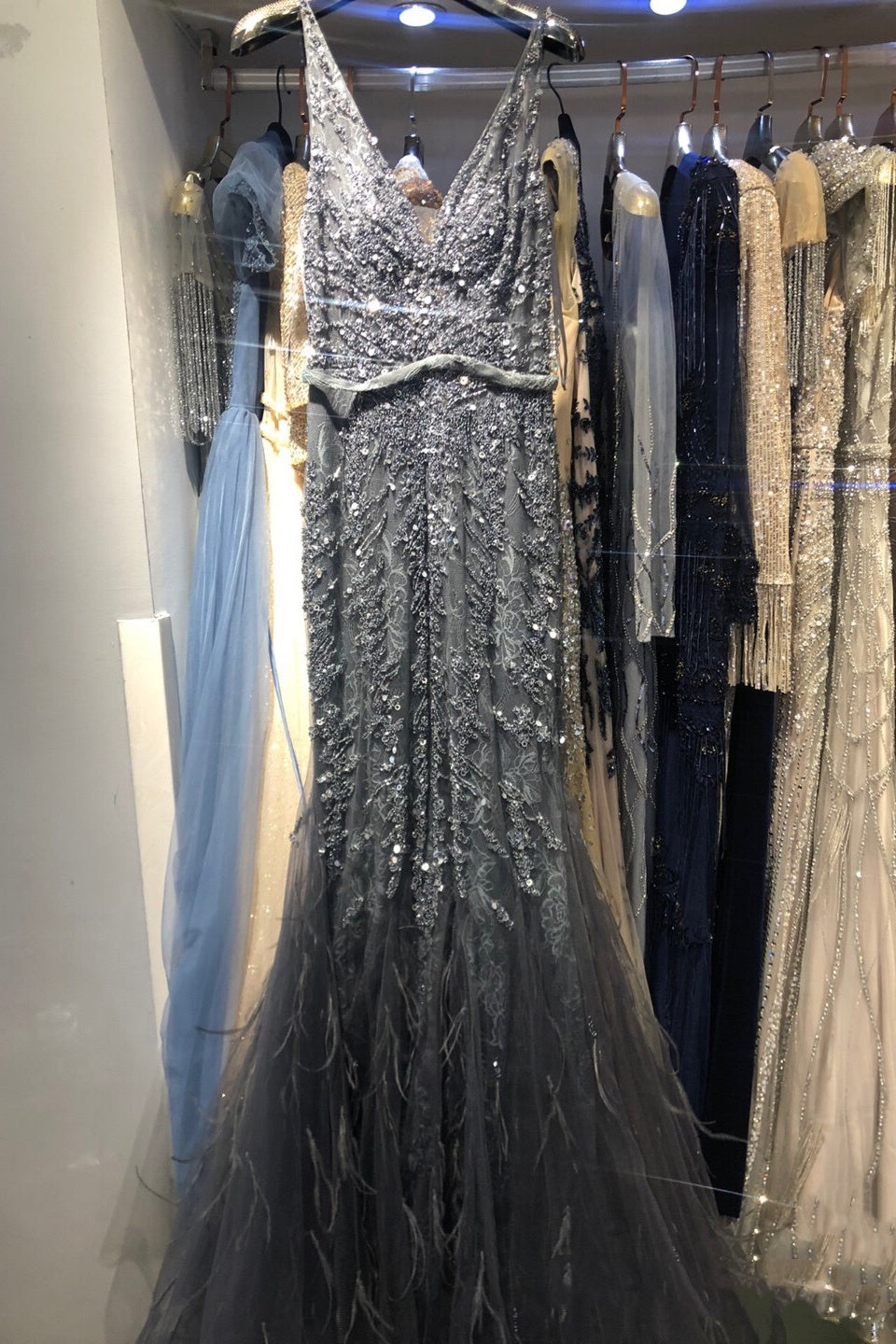 tailed dress