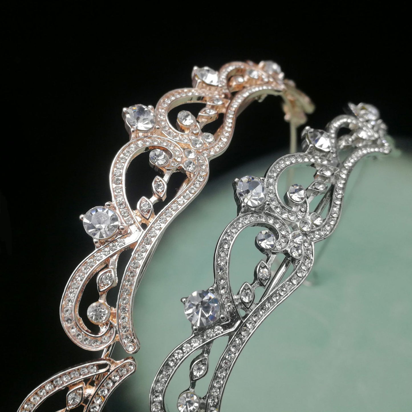 Bridal Baroque Crown Alloy Rhinestone Small Crown
