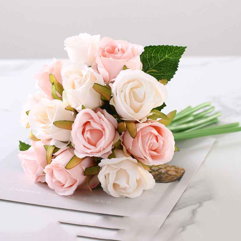 12 bouquets of simulated roses
