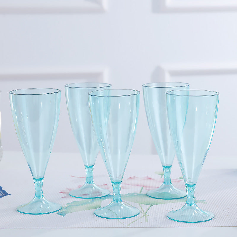Plastic Transparent Wine Cup Set