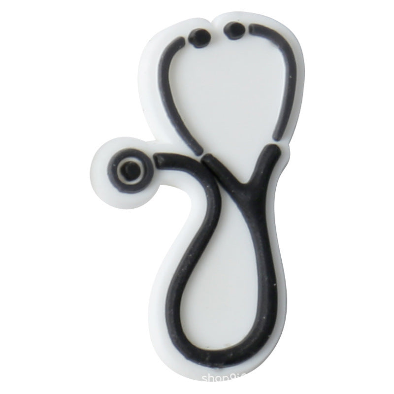 Hole Shoes Decorative Accessories Soft Rubber Eva Sandals Ornament