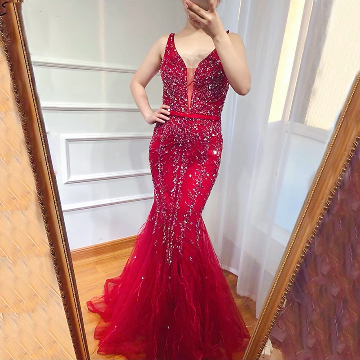 tailed dress