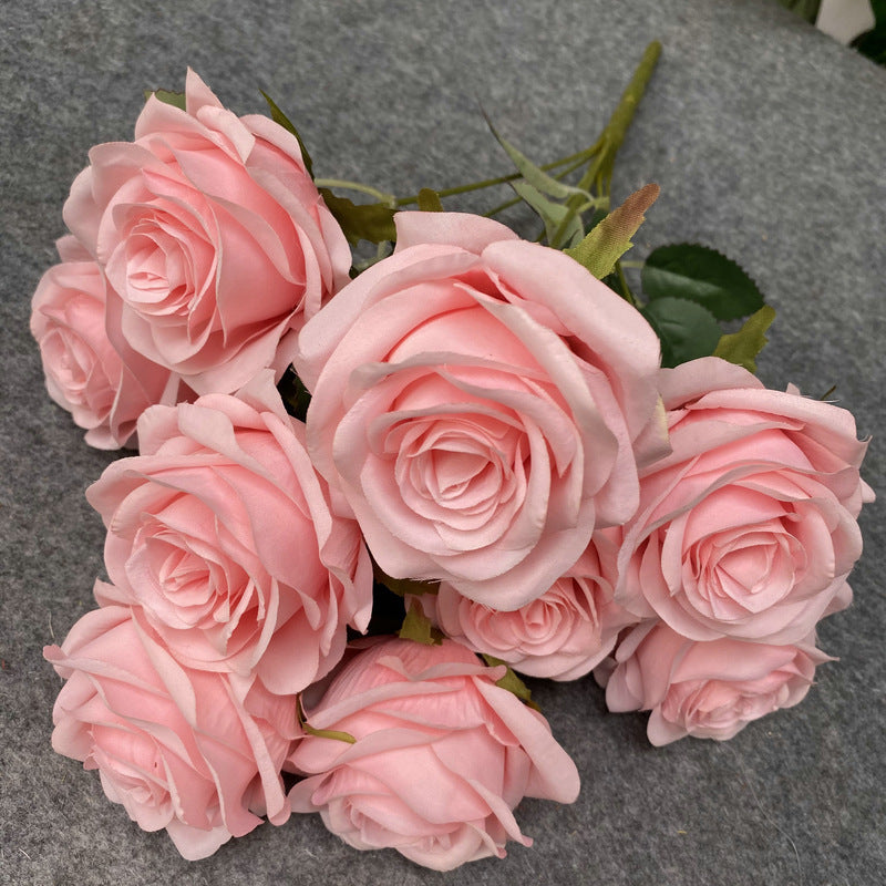 Single Simulation A Bouquet Of Roses Bouquet Decoration Artificial Photo Props