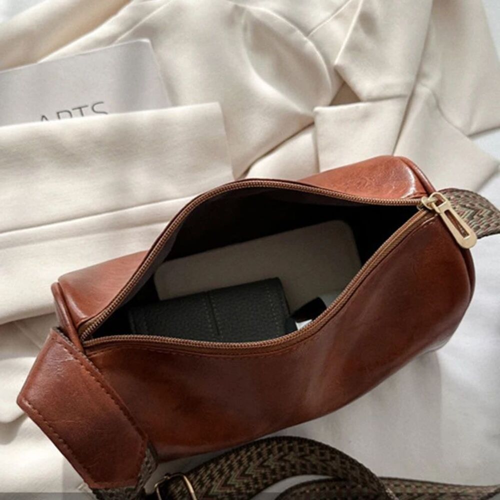 Handbags For Women Shoulder Tote Work Bags Vintage PU Leather Boston Women Small Handbag And Purse Fashion Designer Crossbody Bag Female Casual Travel Pillow Shoulder Bag (China)