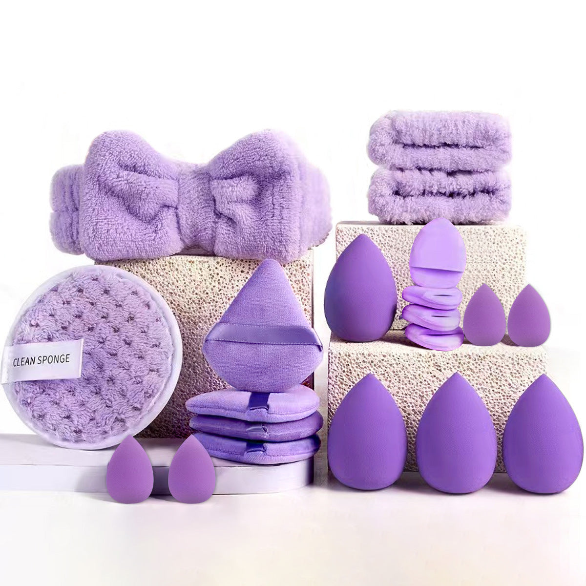 40pcs Beauty Tools Major Combination Suit Face Wash Makeup Full Set