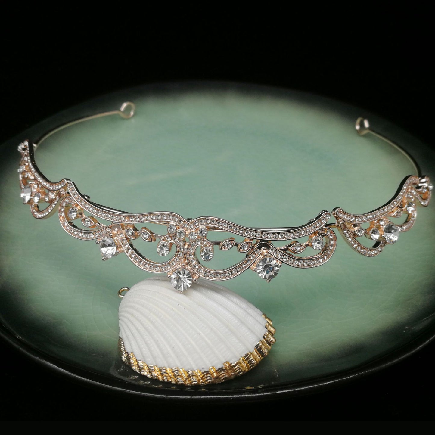 Bridal Baroque Crown Alloy Rhinestone Small Crown