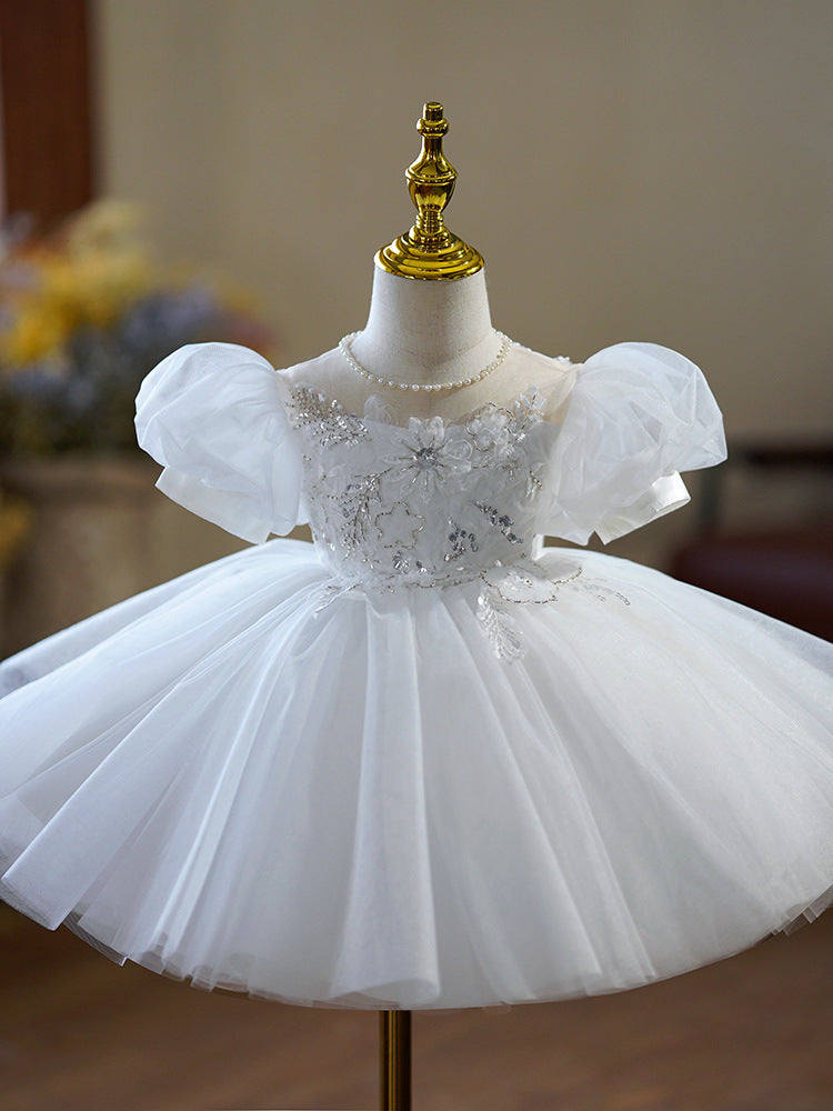 Girl's Dress Flower Girl Wedding Girl's Wedding Dress