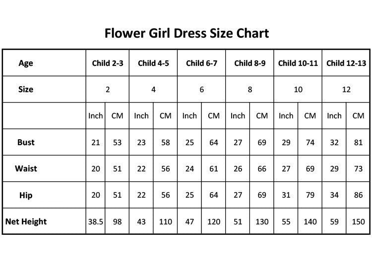 Children's Wedding Dress Dress Lace Puff Princess Dress