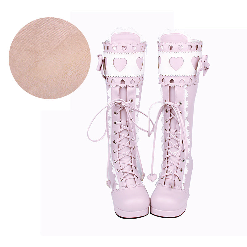 Tall Lolita Princess Boots