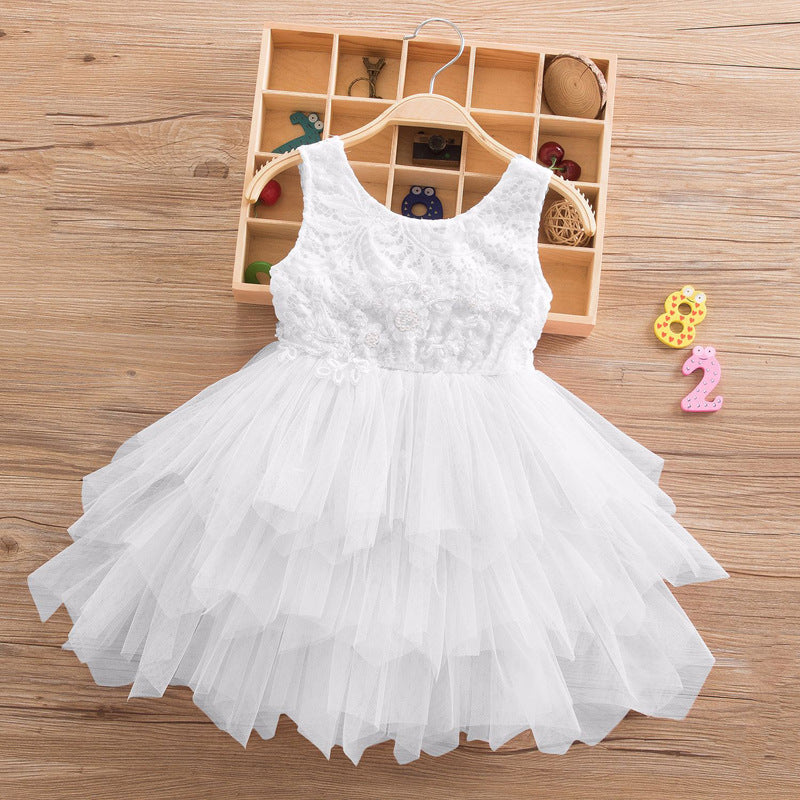 Lace princess children's dress