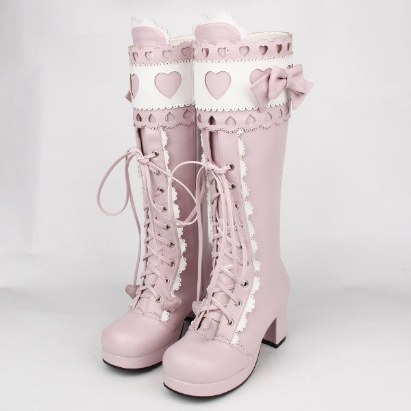 Tall Lolita Princess Boots