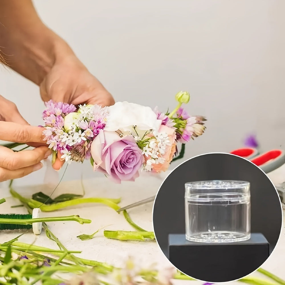 Flower Arrangement Spiral Stem Sturdy Transparent Bracket