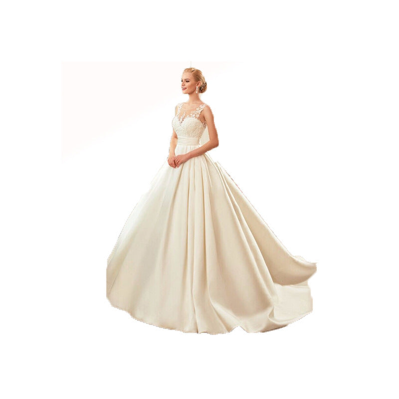 Satin Wedding Dress Spring