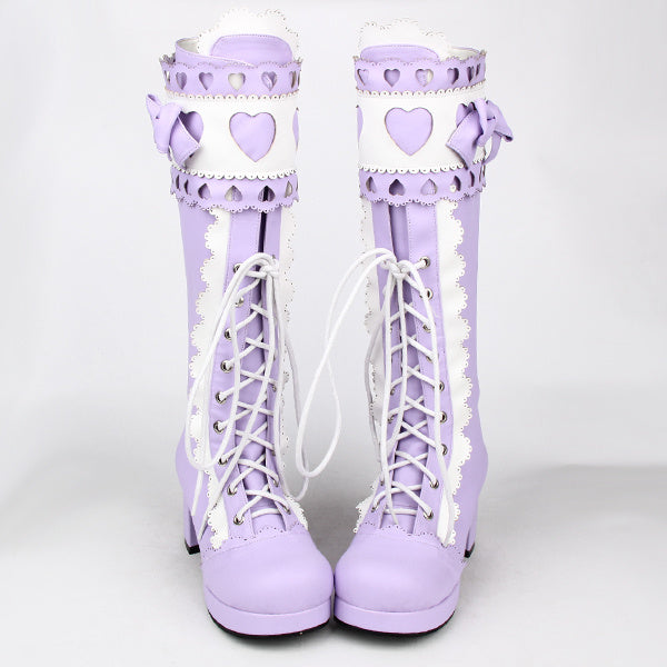 Tall Lolita Princess Boots