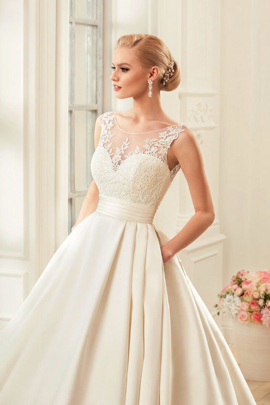 Satin Wedding Dress Spring