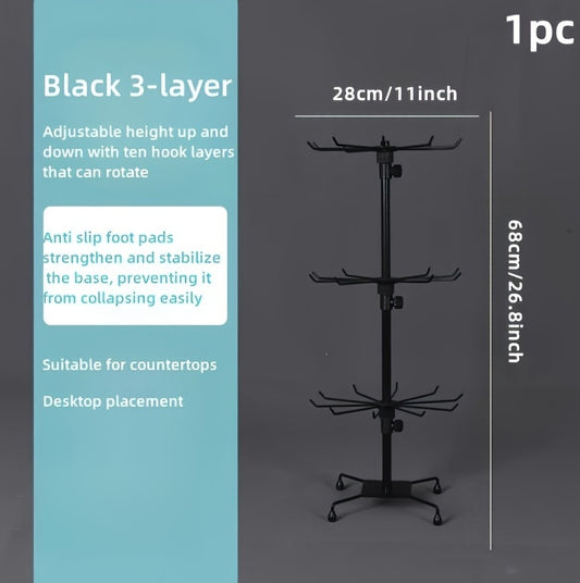 3-tier And 7-tier Display Racks, Adjustable Height