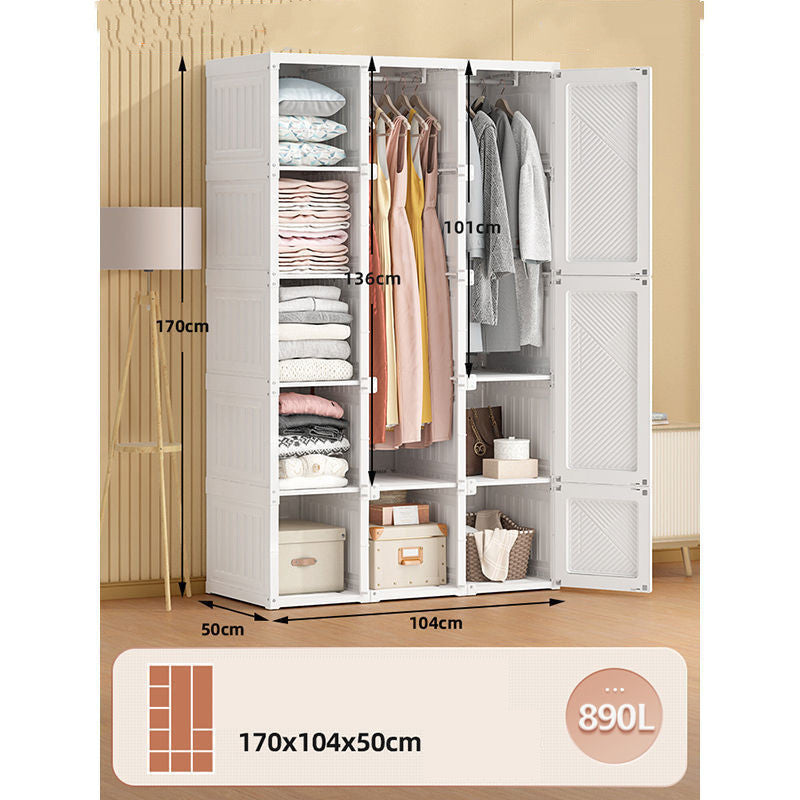 Durable Installation Free Wardrobe Thickening