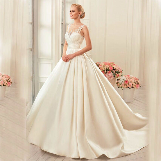 Satin Wedding Dress Spring
