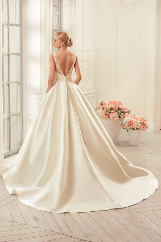 Satin Wedding Dress Spring