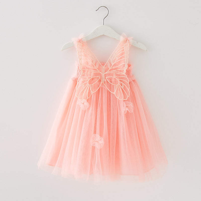 Children's Princess Sling Dress Pettiskirt