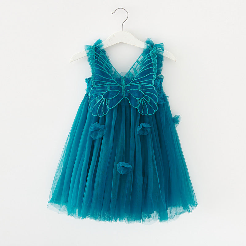 Children's Princess Sling Dress Pettiskirt