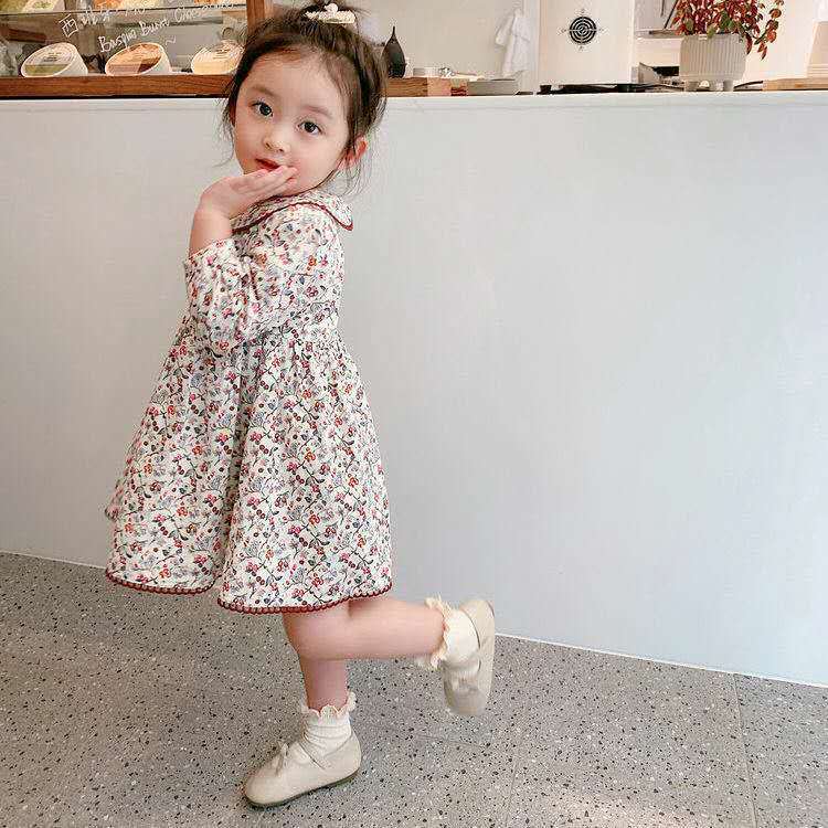 Baby Cute Lace Princess Dress With Doll Collar