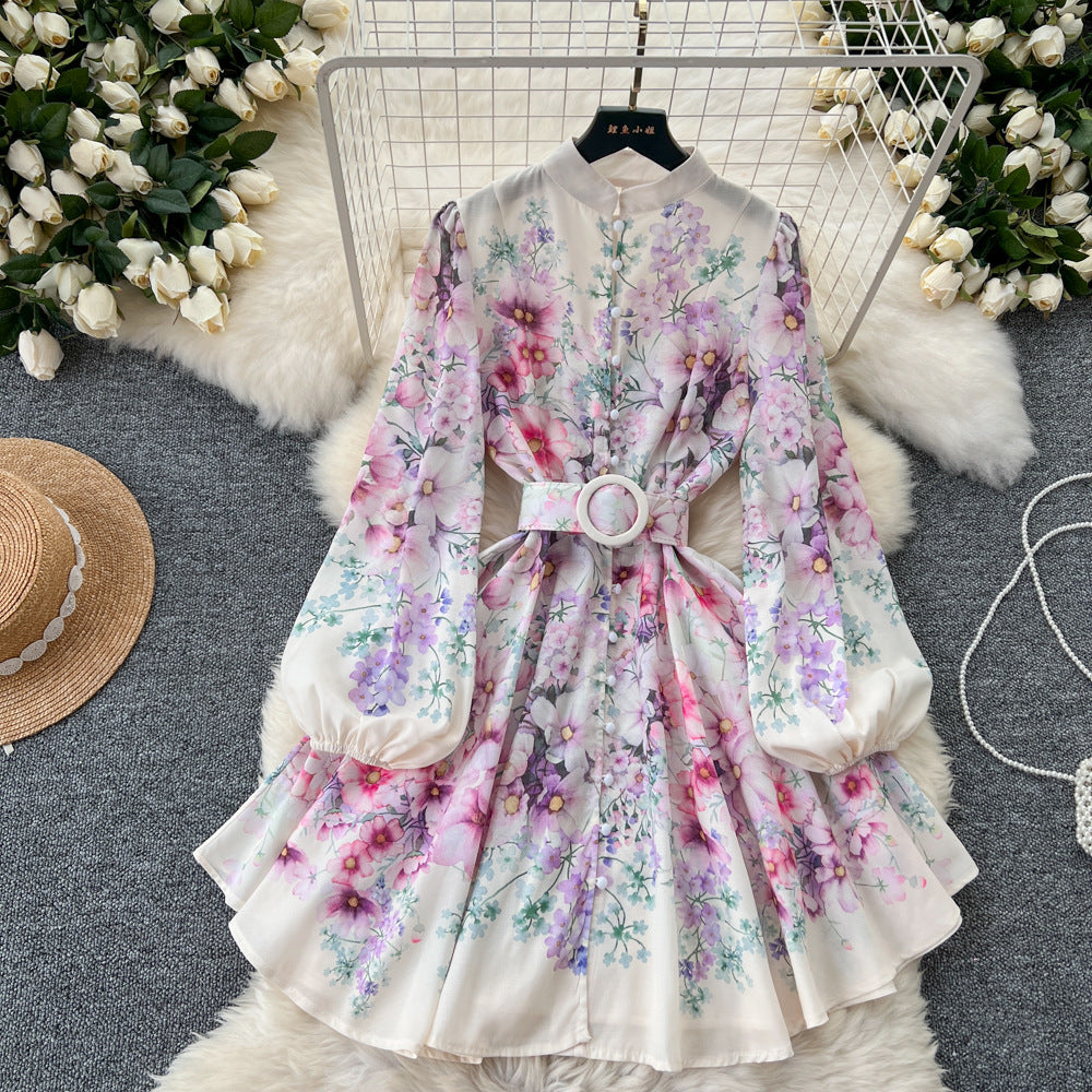 Super Fairy Seaside Holiday V-neck Floral Dress