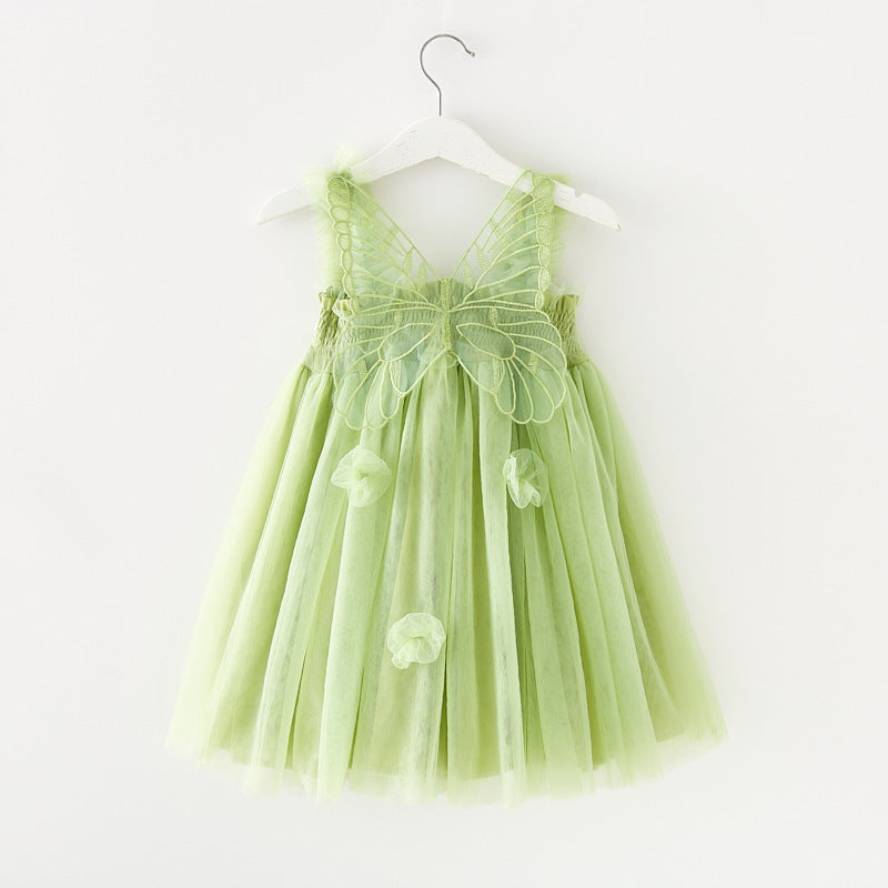 Children's Princess Sling Dress Pettiskirt