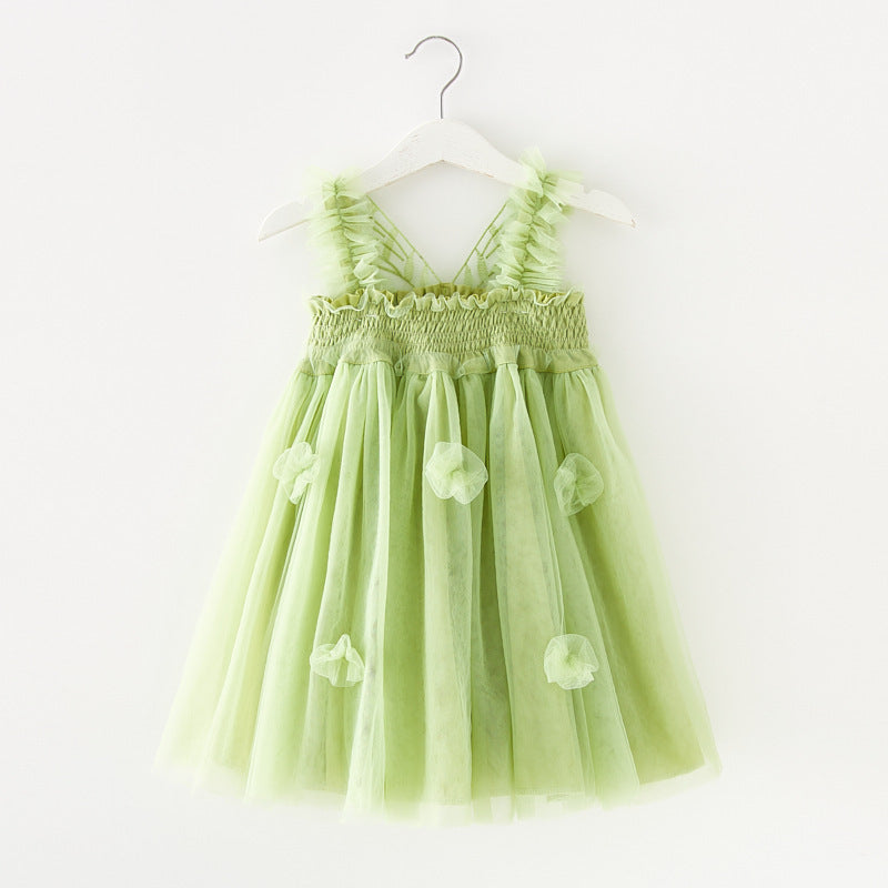 Children's Princess Sling Dress Pettiskirt