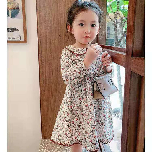 Baby Cute Lace Princess Dress With Doll Collar