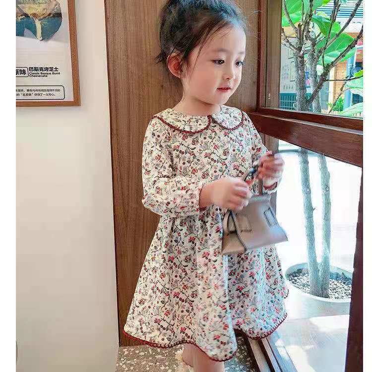 Baby Cute Lace Princess Dress With Doll Collar