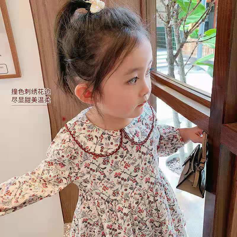 Baby Cute Lace Princess Dress With Doll Collar