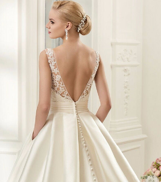 Satin Wedding Dress Spring